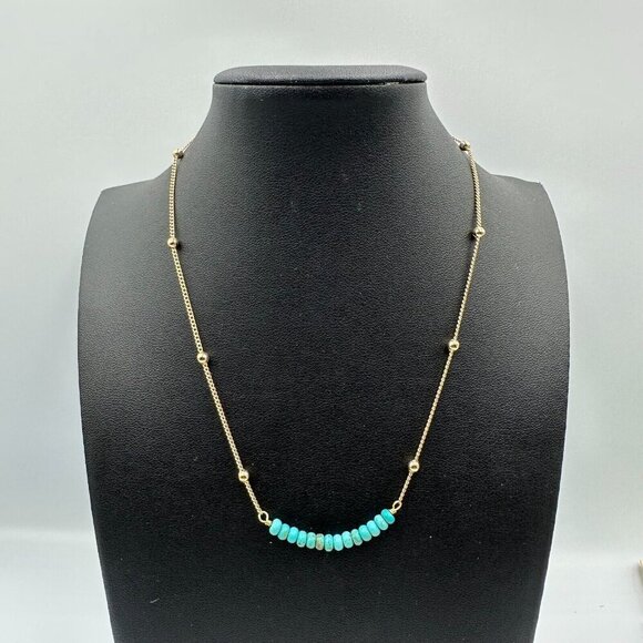 Necklace Lot Gold Tone Pendant Style Thin Chain Link Faux Pearl Puppy Cross - Picture 13 of 16